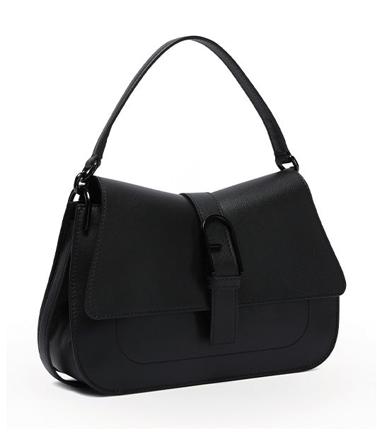 Flow M Top Handle Bag Nero
