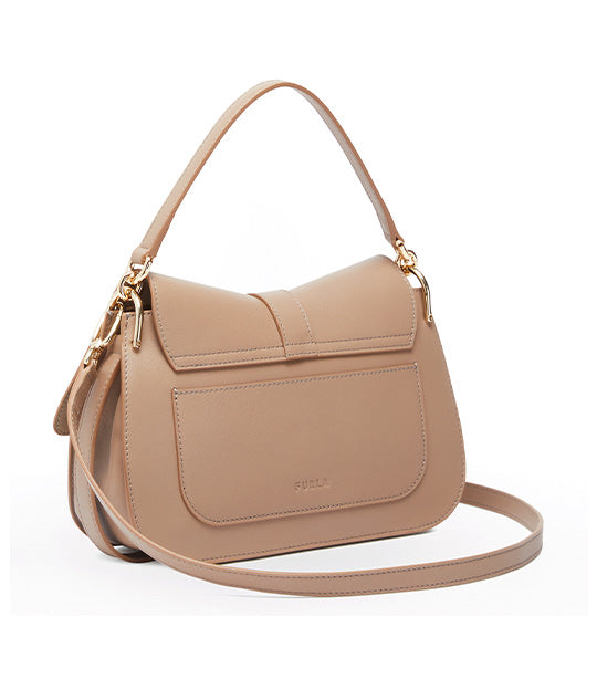 Flow M Top Handle Bag Greige