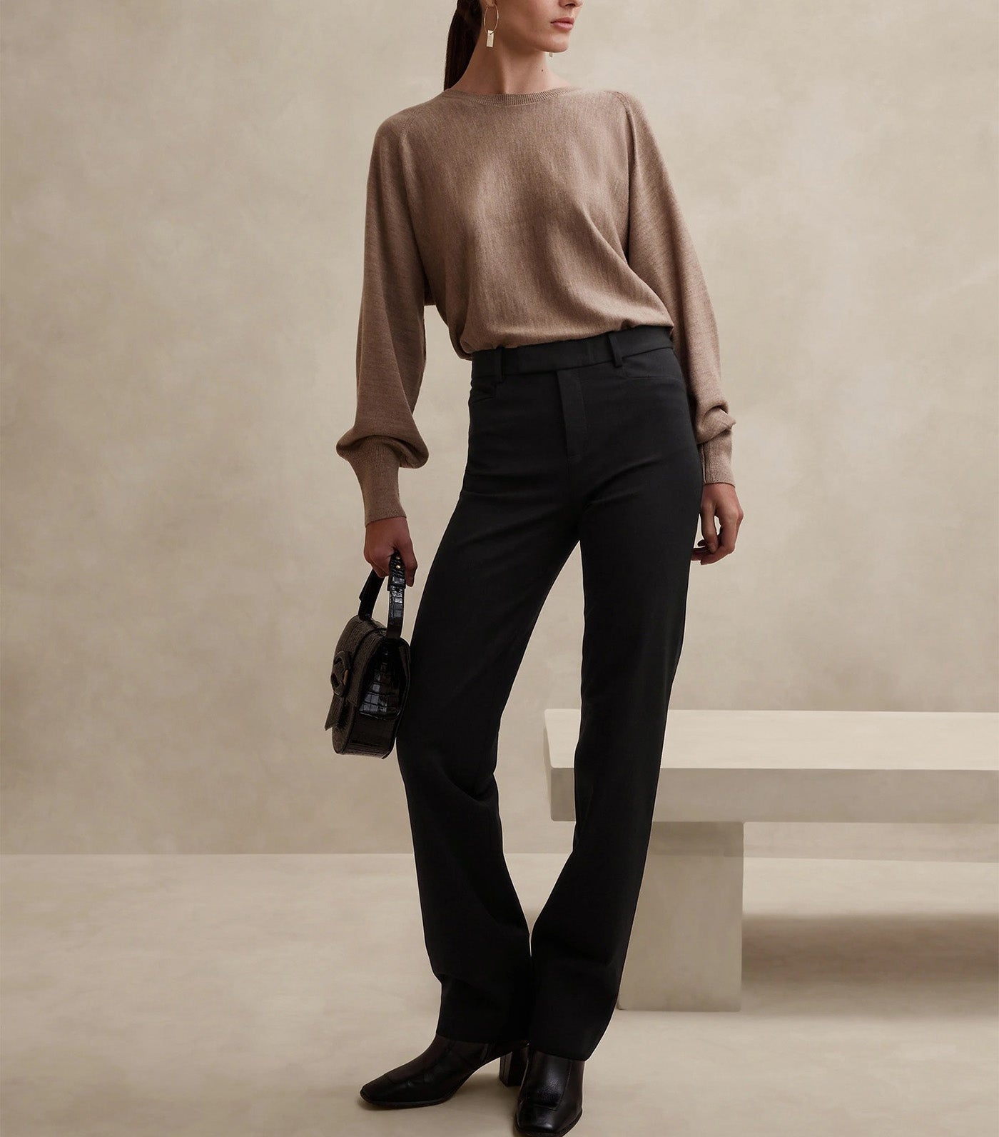 Straight Sloan Pant Black