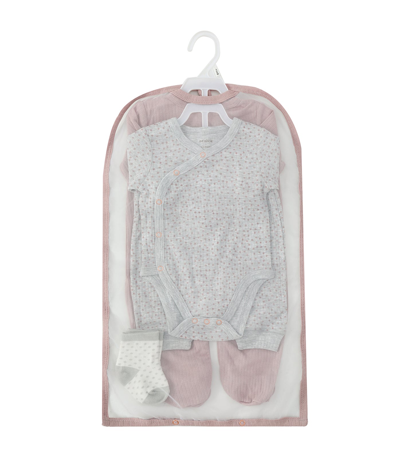 5 Piece Set - Bodysuit, Babygrower, Pants, Cap and Socks