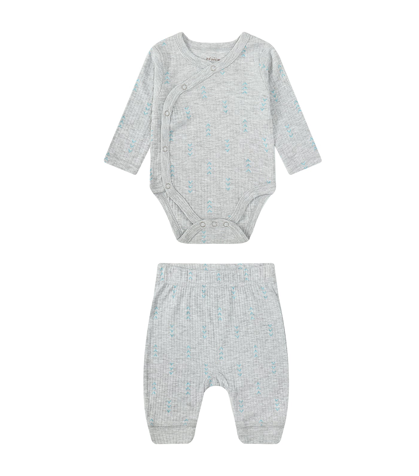 5 Piece Set - Bodysuit, Babygrower, Pants, Cap and Socks