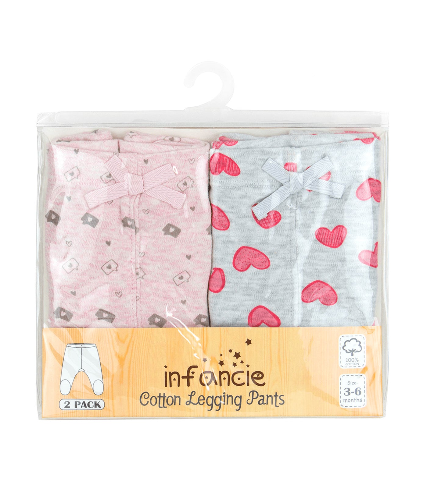 2-Pack Footed Leggings