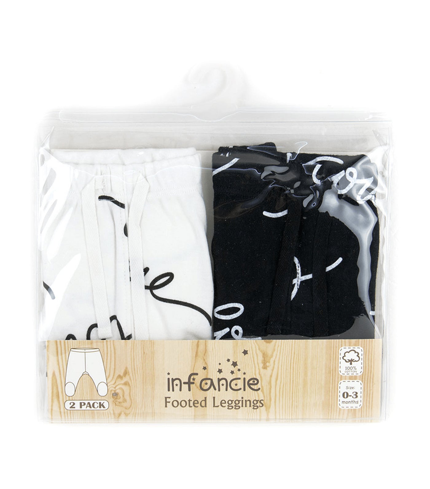 2-Pack Footed Leggings