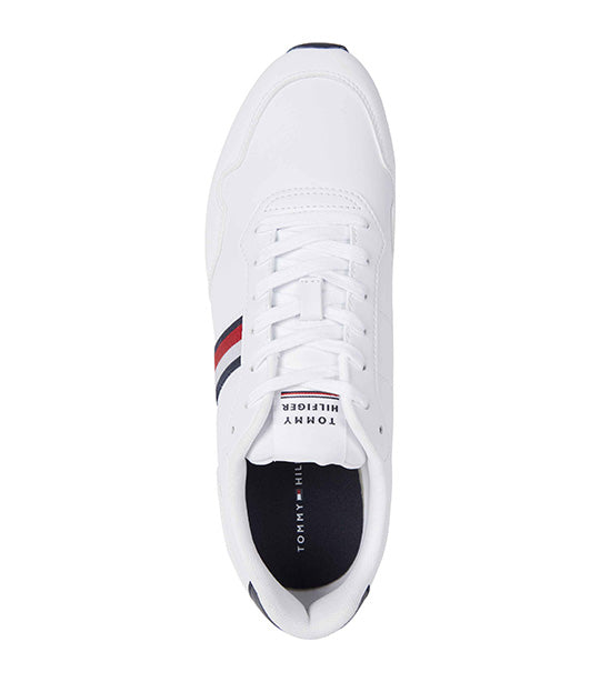 Men's Runner Signature Tape Sneaker White/RWB