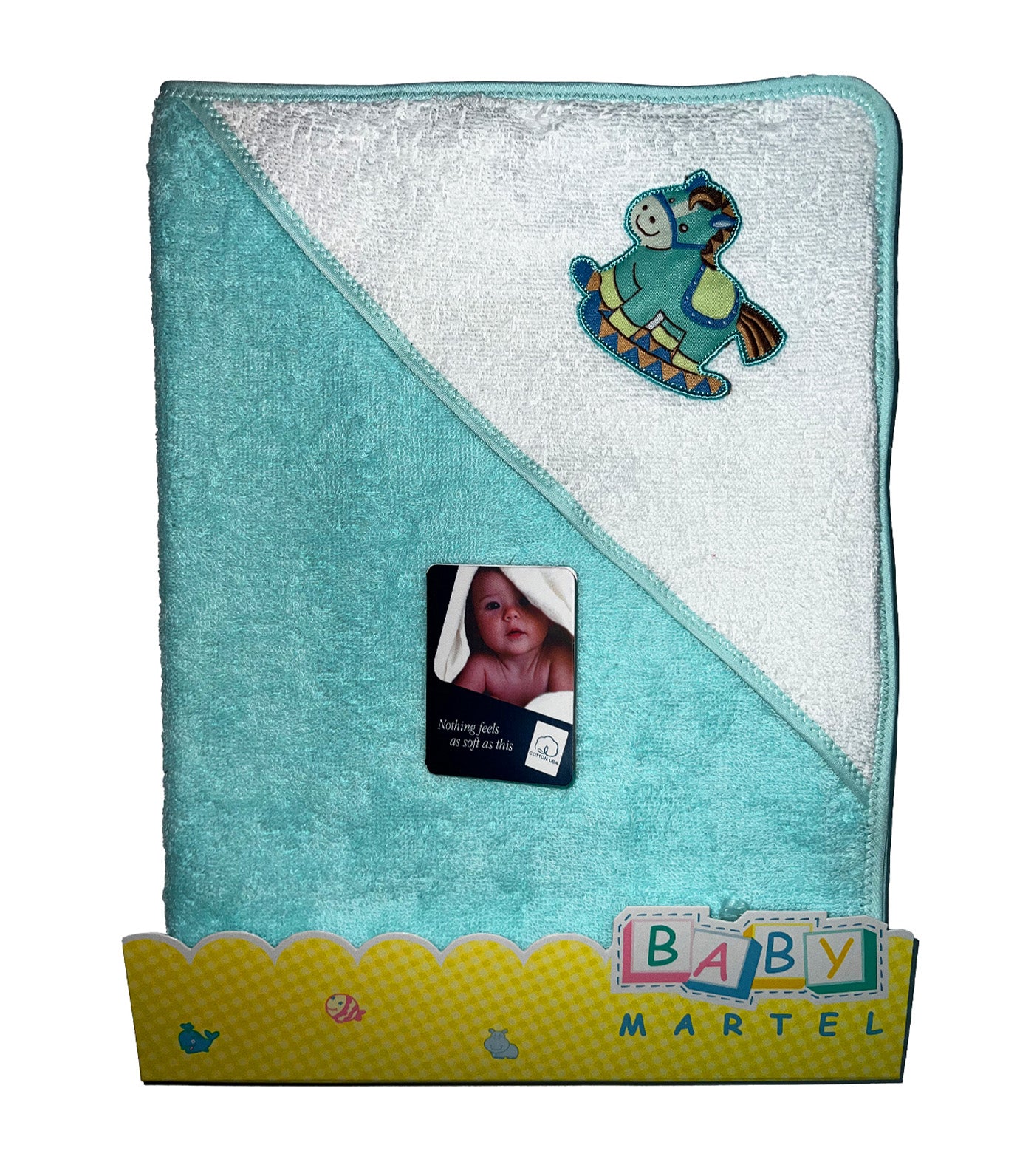 Hooded Towel Ice Green