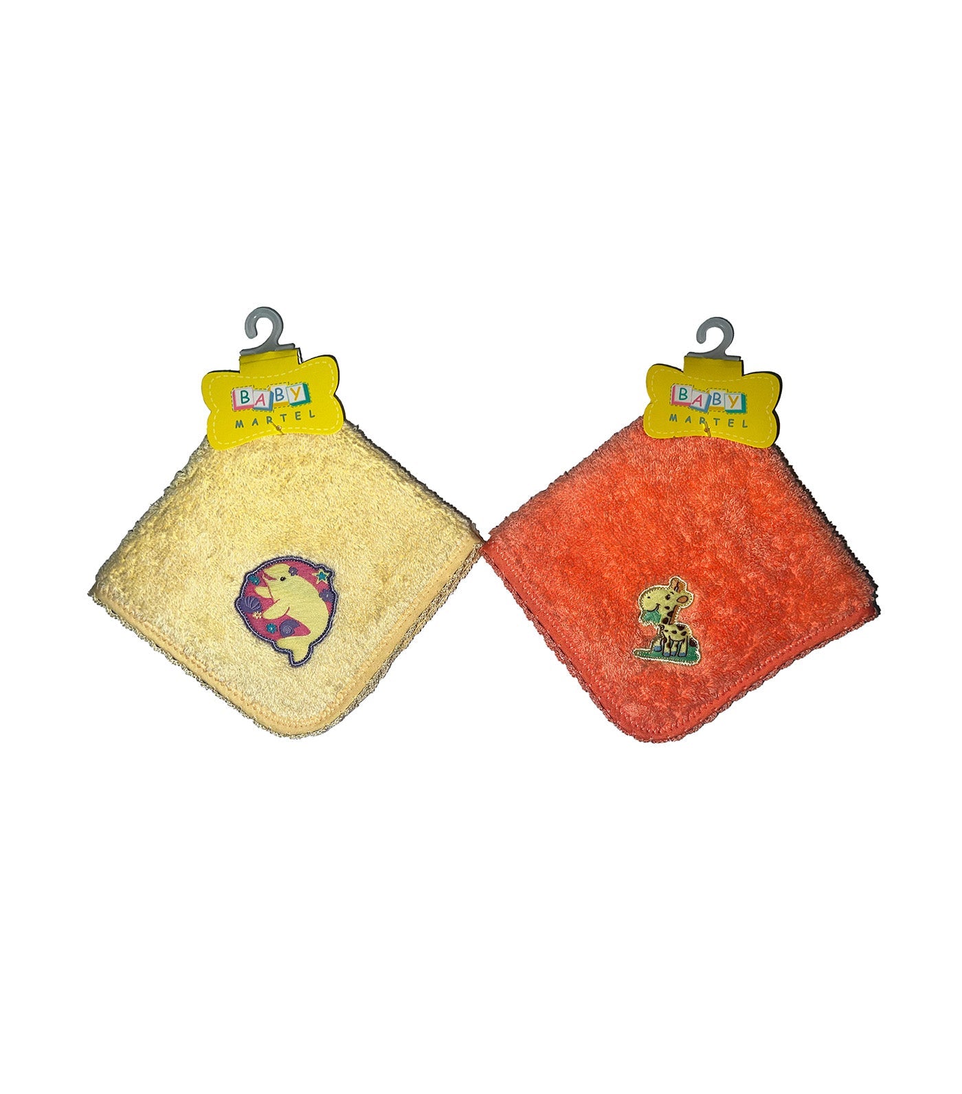 Face Towel Pair Soft Maize/Salmon
