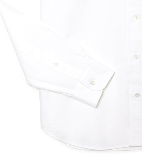 Short Sleeved Oxford Cotton Shirt White