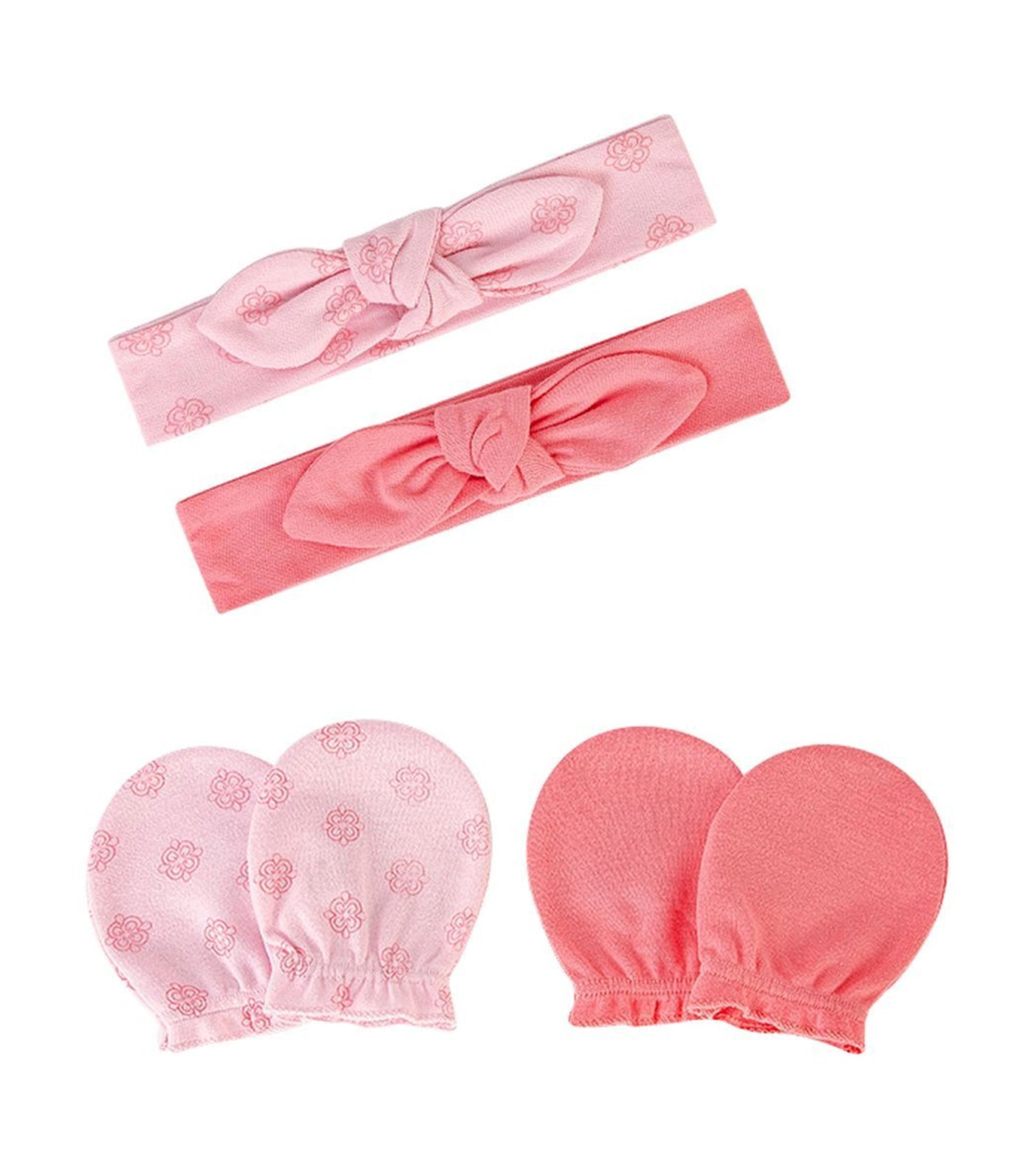 4pc. Headband & Mittens Set