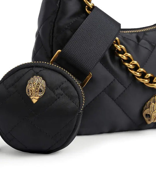 Recycled Multi Crossbody Black