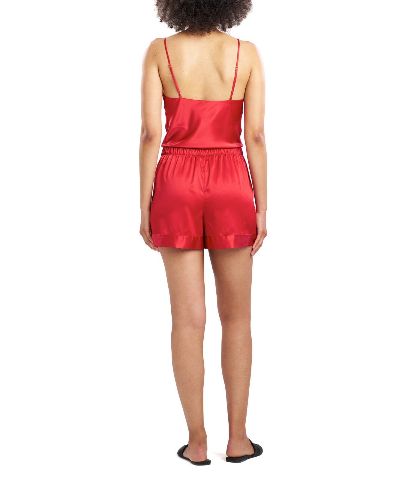 Glamour Shorts Brocade Red