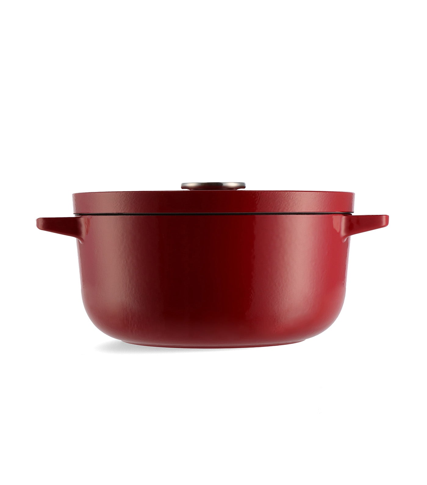 KitchenAid Cast Iron Casserole Empire Red with Lid