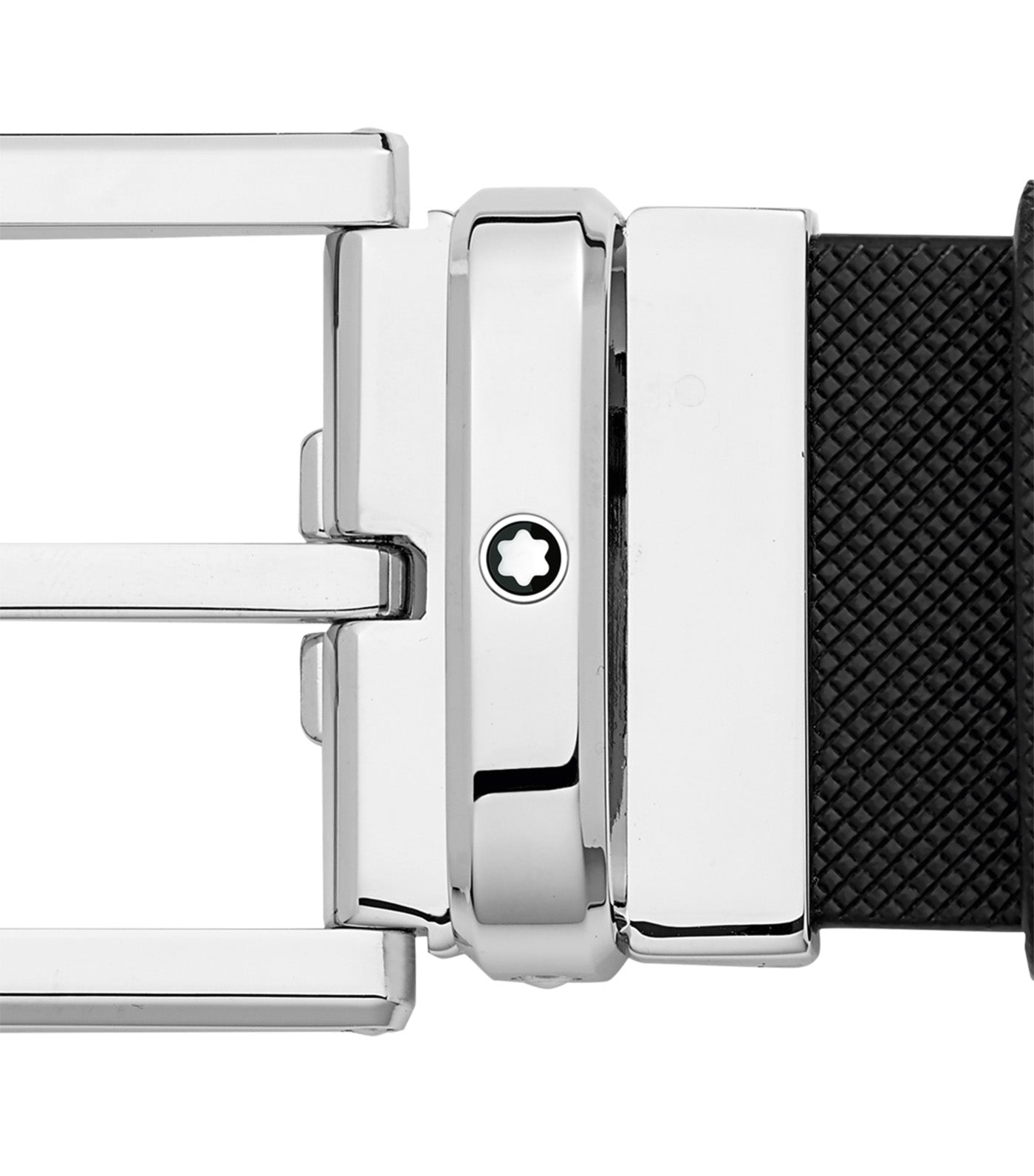 35mm Leather Belt Black