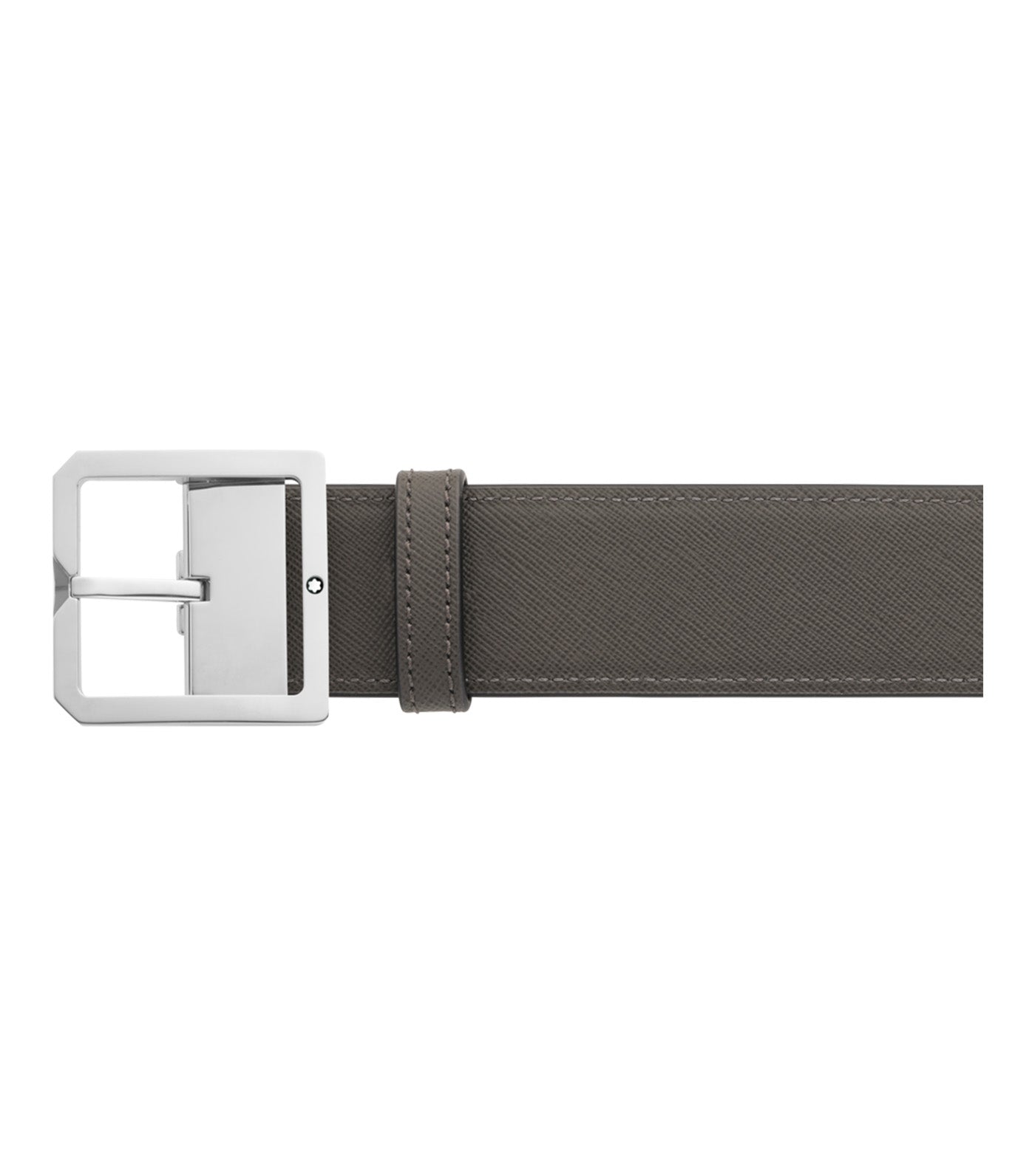 40mm Reversible Leather Belt Black/Gray