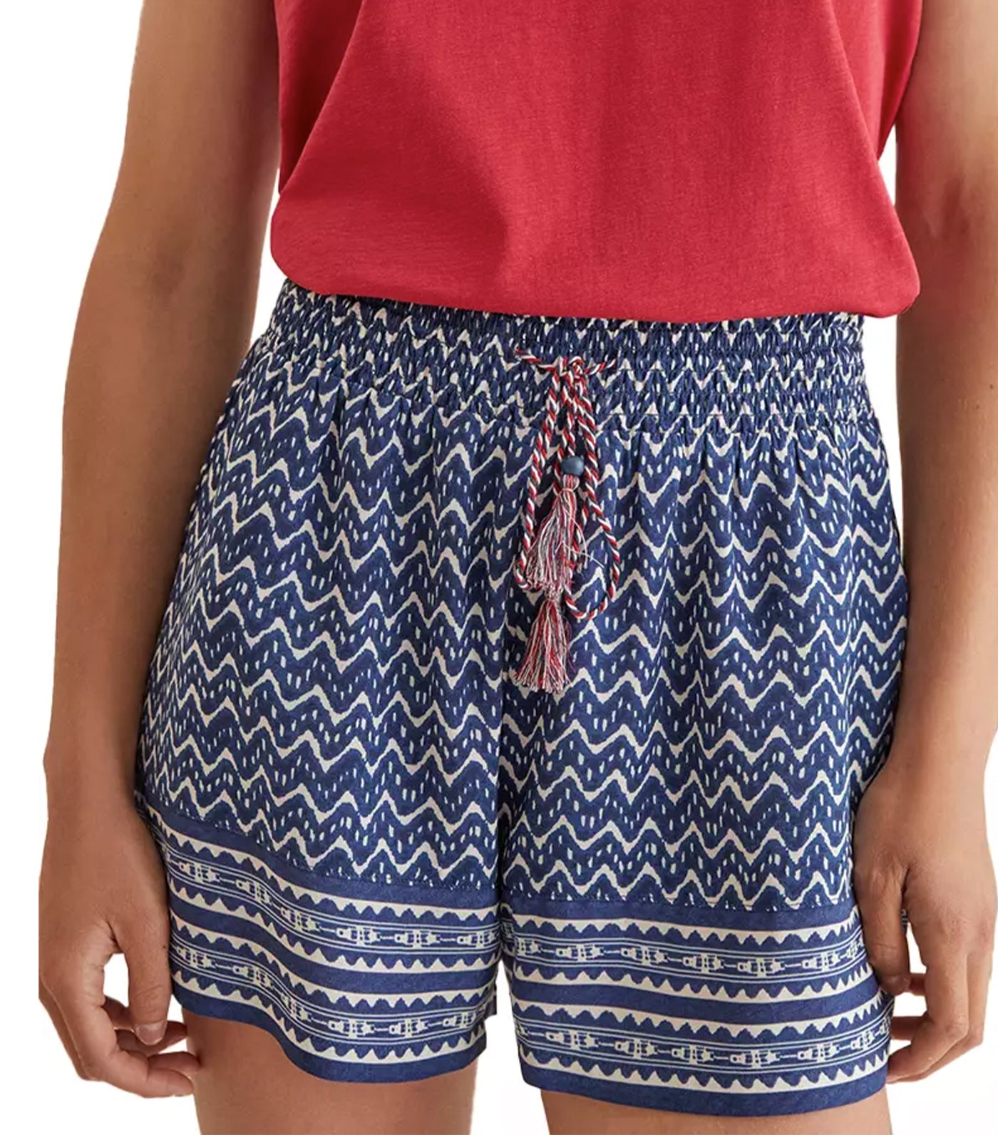 Zigzag Shorts Blue