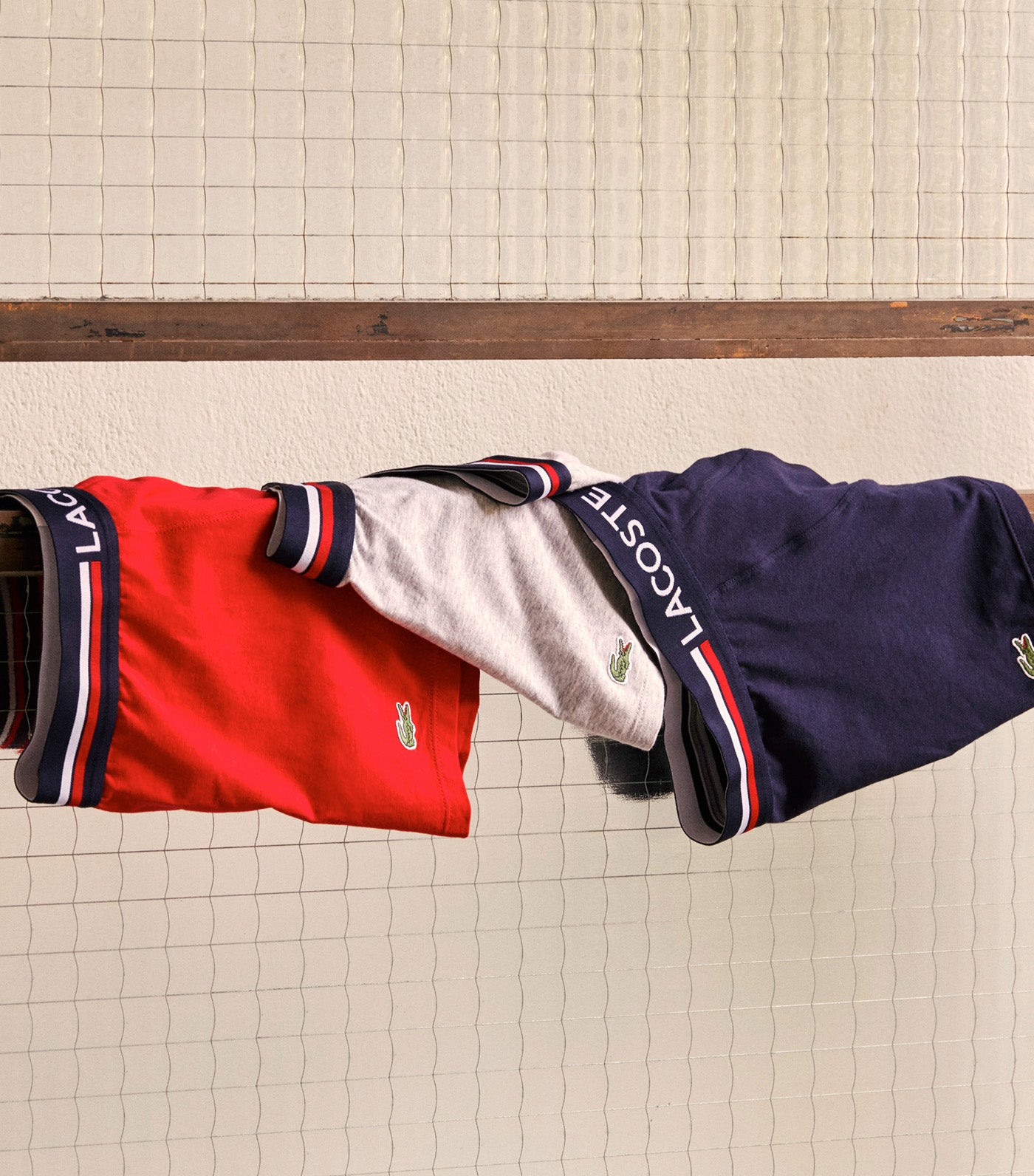 Pack of 3 Iconic Boxer Briefs With Three-Tone Waistband Navy Blue/Silver Chine-Re