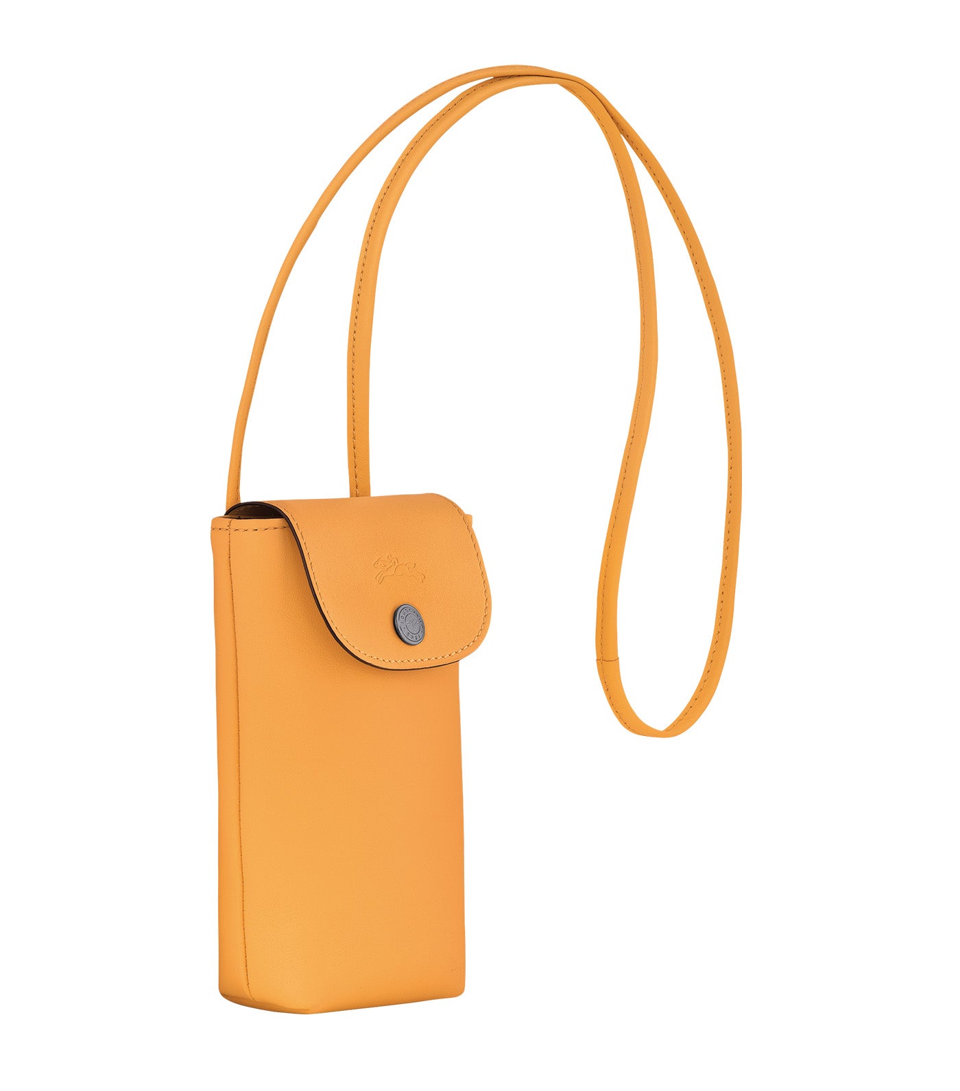Le Pliage Xtra Phone Case with Leather Lace Apricot