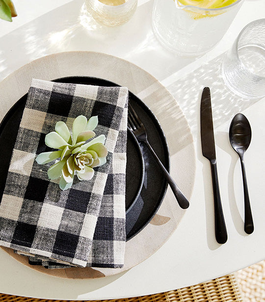 Pottery Barn 5-Piece Mason Flatware - Gunmetal