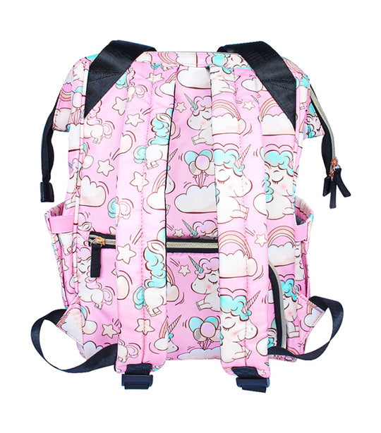 Bolide Baby Changing Backpack Printed Pink
