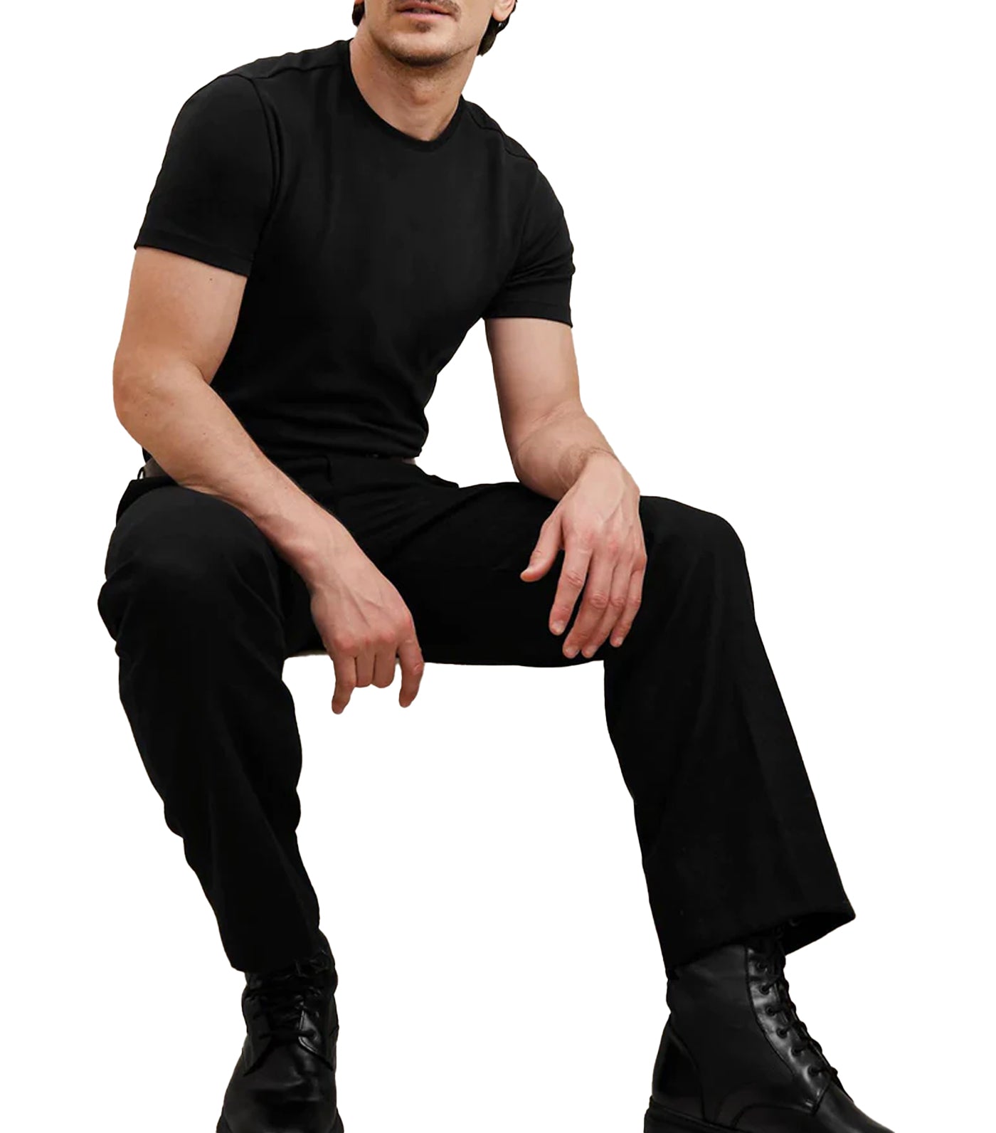 Luxury-Touch T-Shirt Black