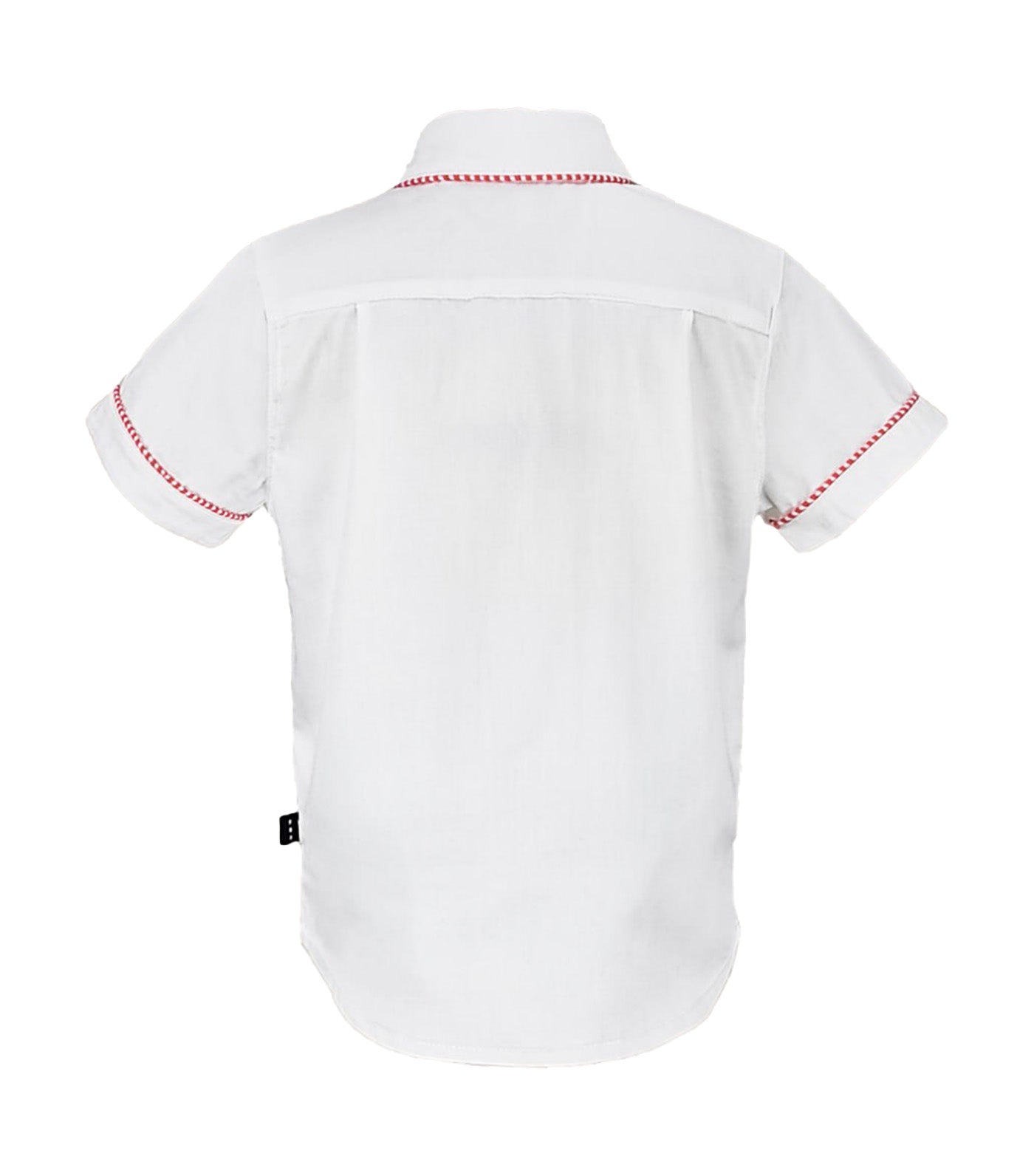 Damon Baby Boys Button-Down Short Sleeves White