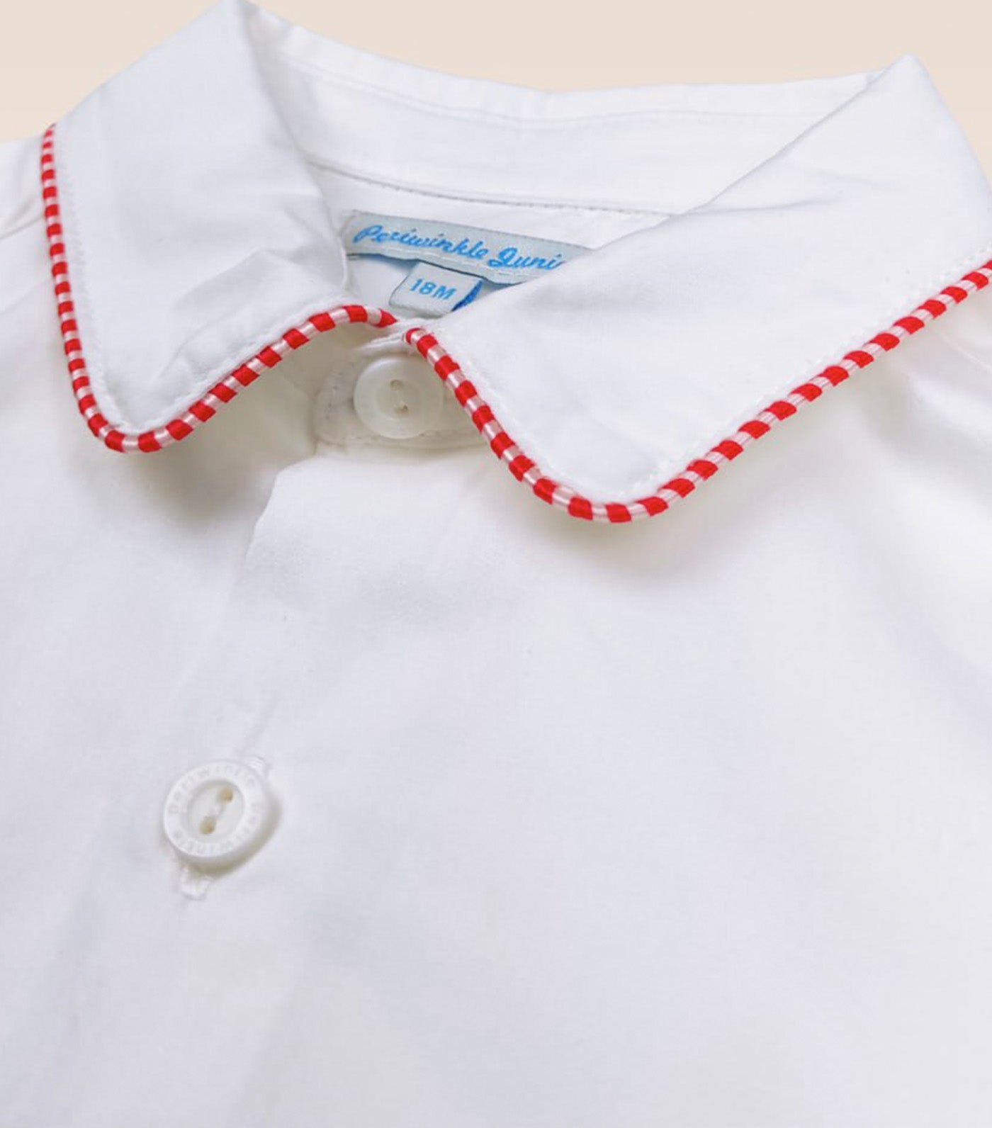 Damon Baby Boys Button-Down Short Sleeves White