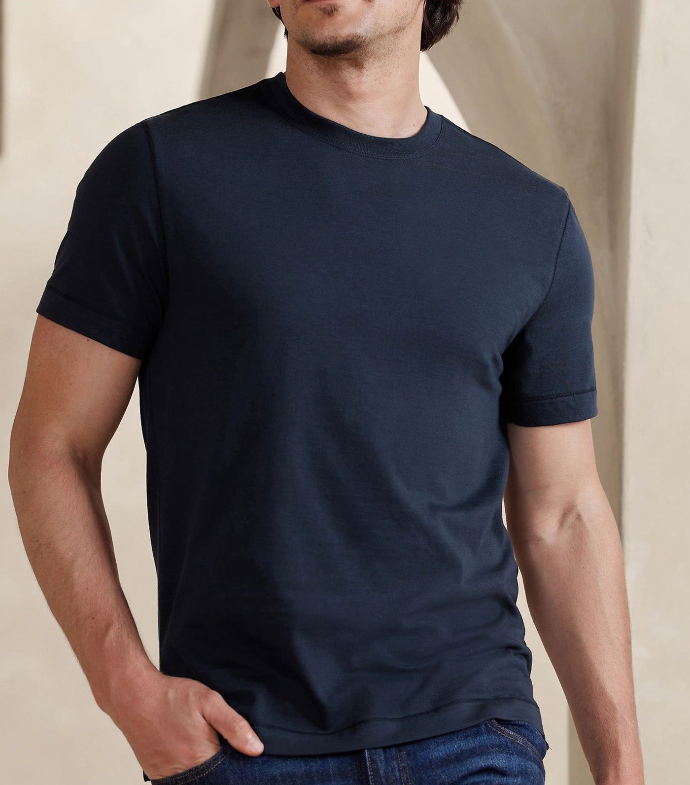 Authentic Supima® T-Shirt Navy