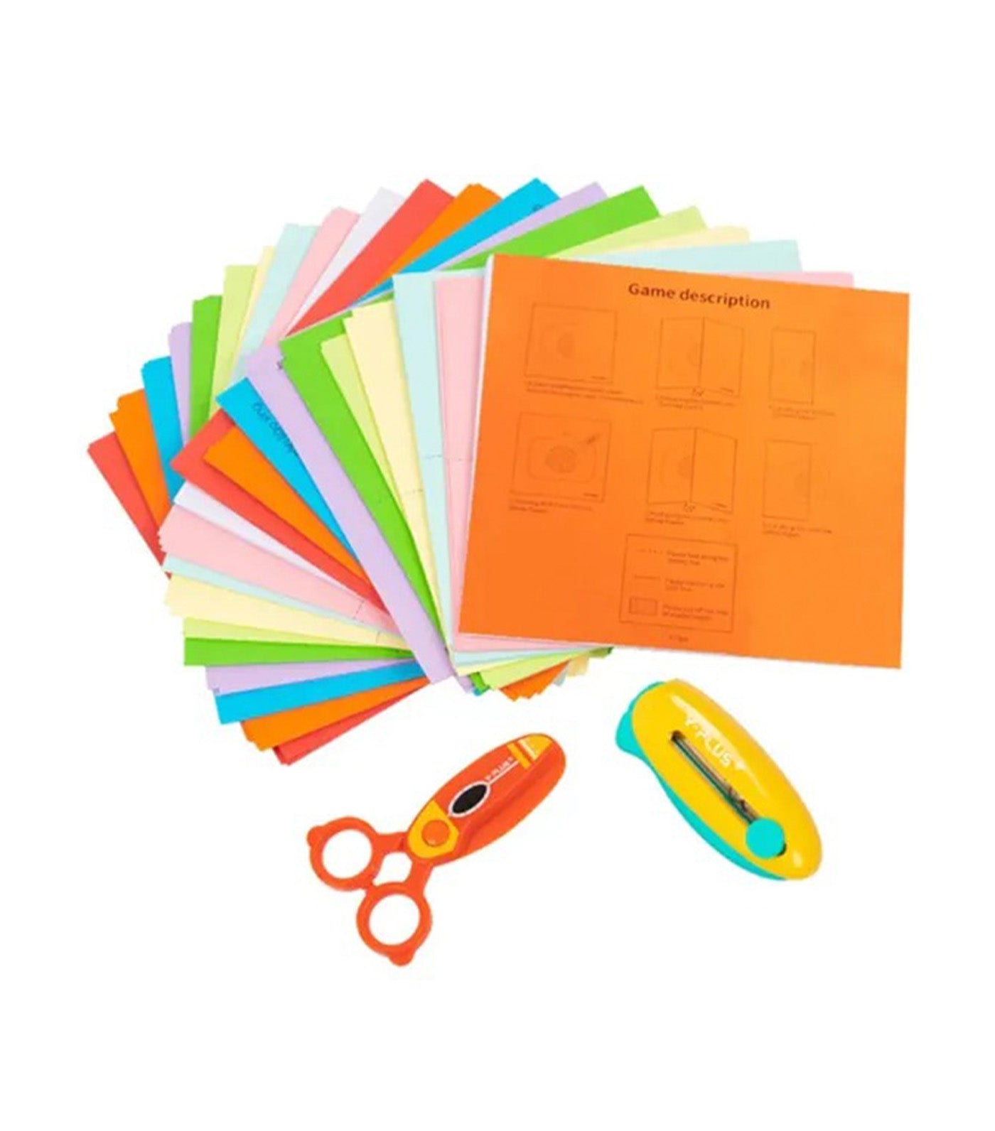 240pcs Paper with Scissors