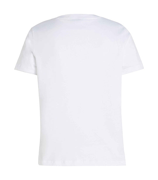 Women's Regular Corporate Logo Crew Neck T-Shirt TH Optic White