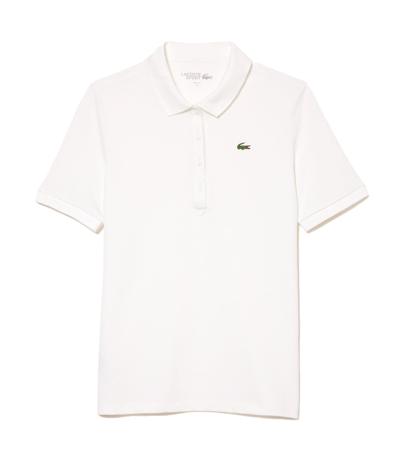 Women's SPORT Slim Fit Organic Cotton Golf Polo Shirt White/White