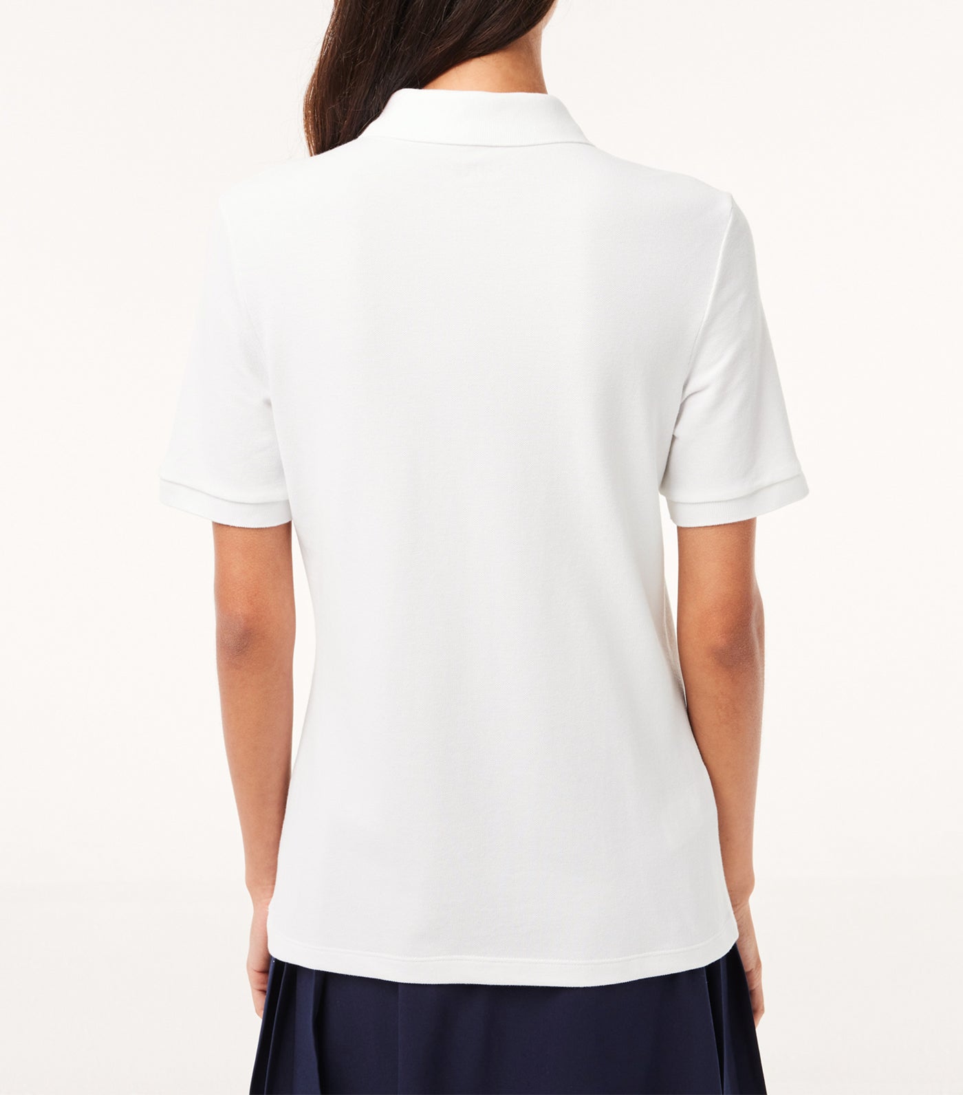 Women's SPORT Slim Fit Organic Cotton Golf Polo Shirt White/White