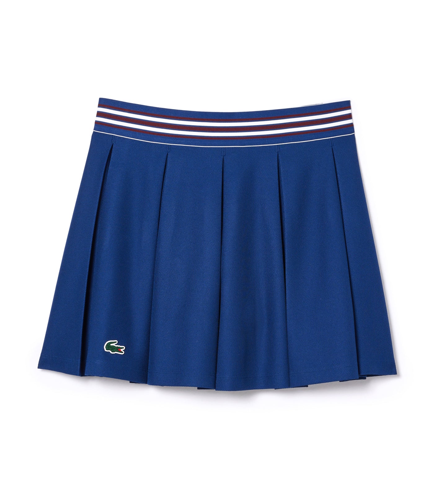 Piqué Tennis Skirt with Integrated Shorts Methylene