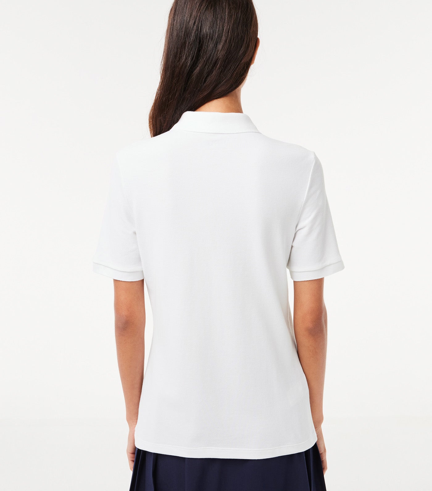 Women's SPORT Slim Fit Organic Cotton Golf Polo Shirt White/White