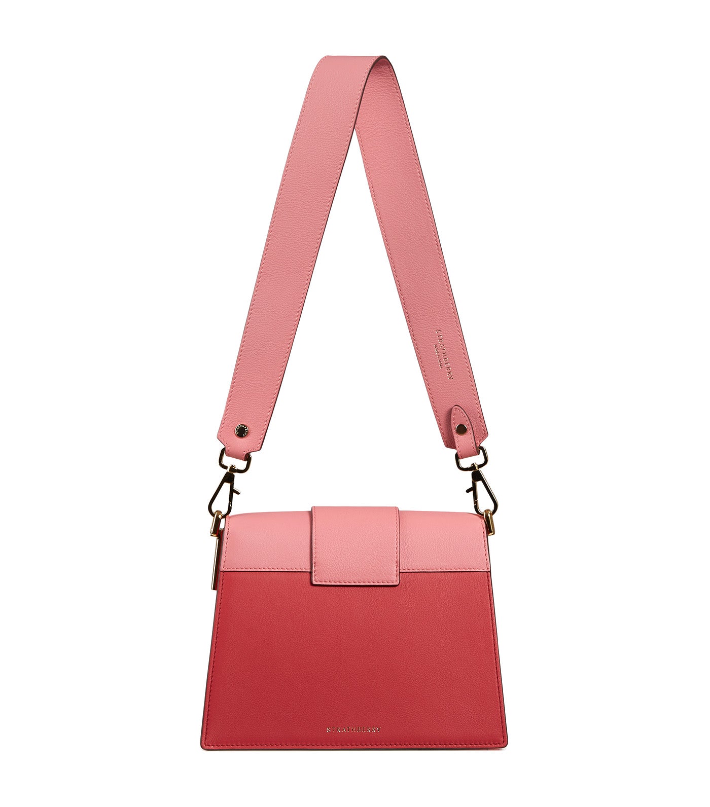 Box Crescent Bag Raspberry Red/Candy Pink