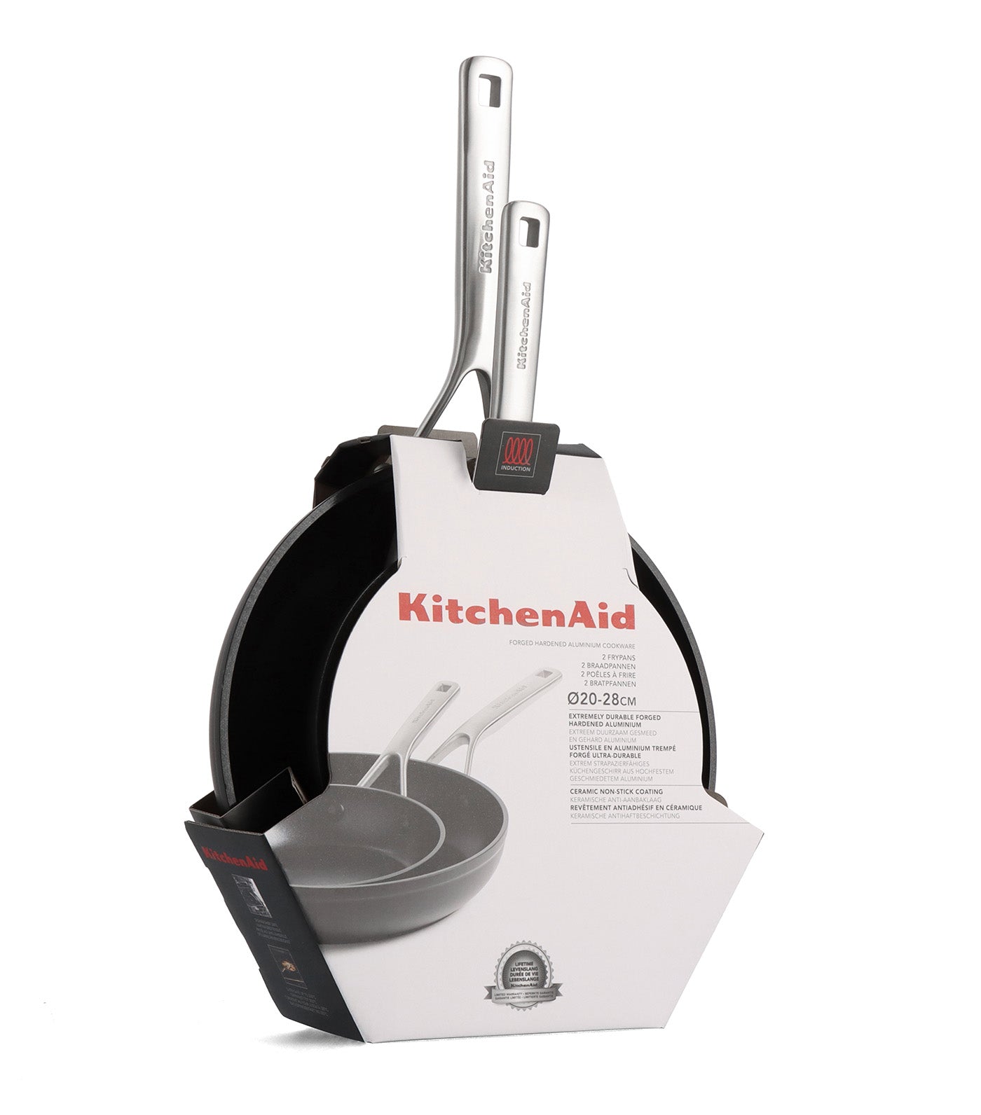 Forged Hardened Aluminum Ceramic Fry Pan - Set of 2 (20cm, 28cm)