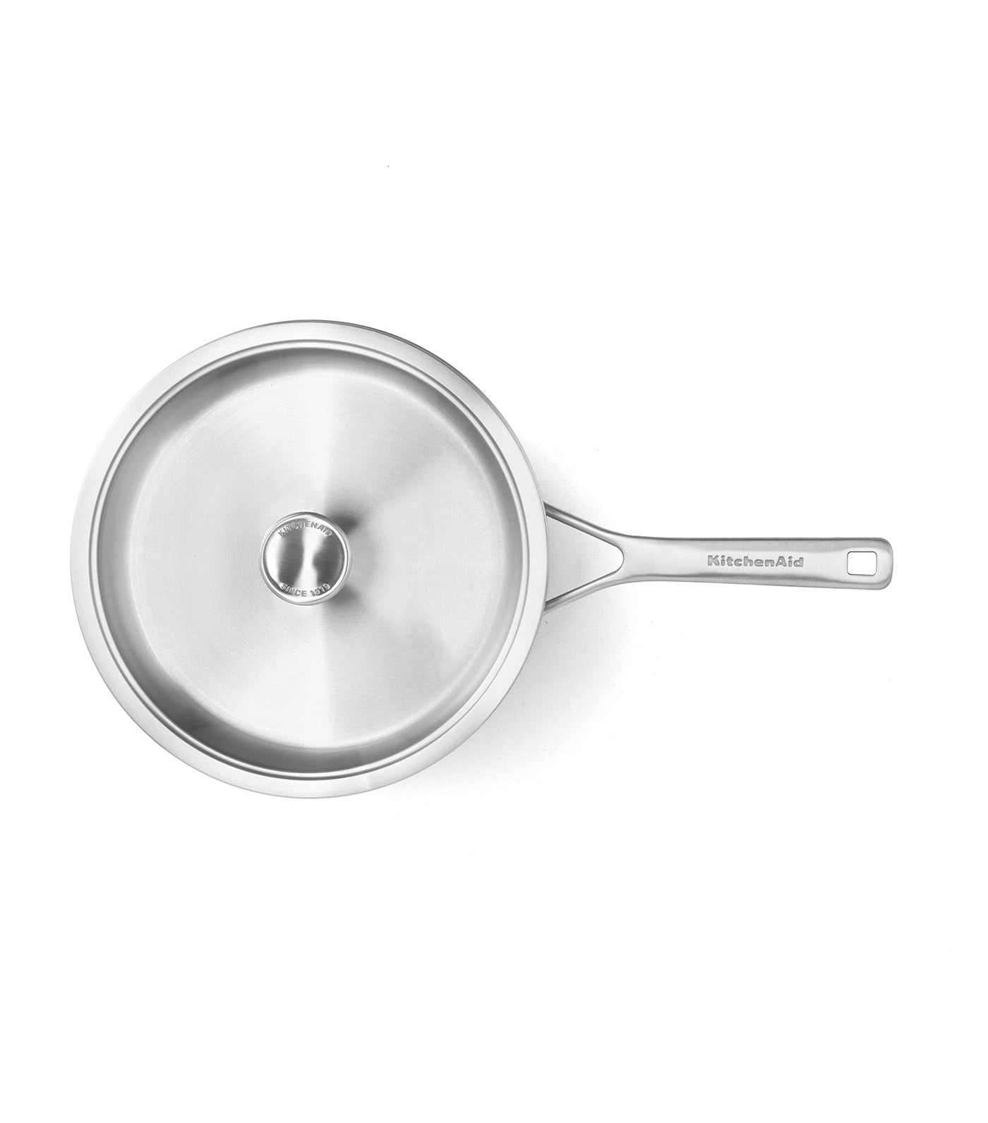 KitchenAid Multiply Tri-Ply Covered Sauce Pan Uncoated - 16cm