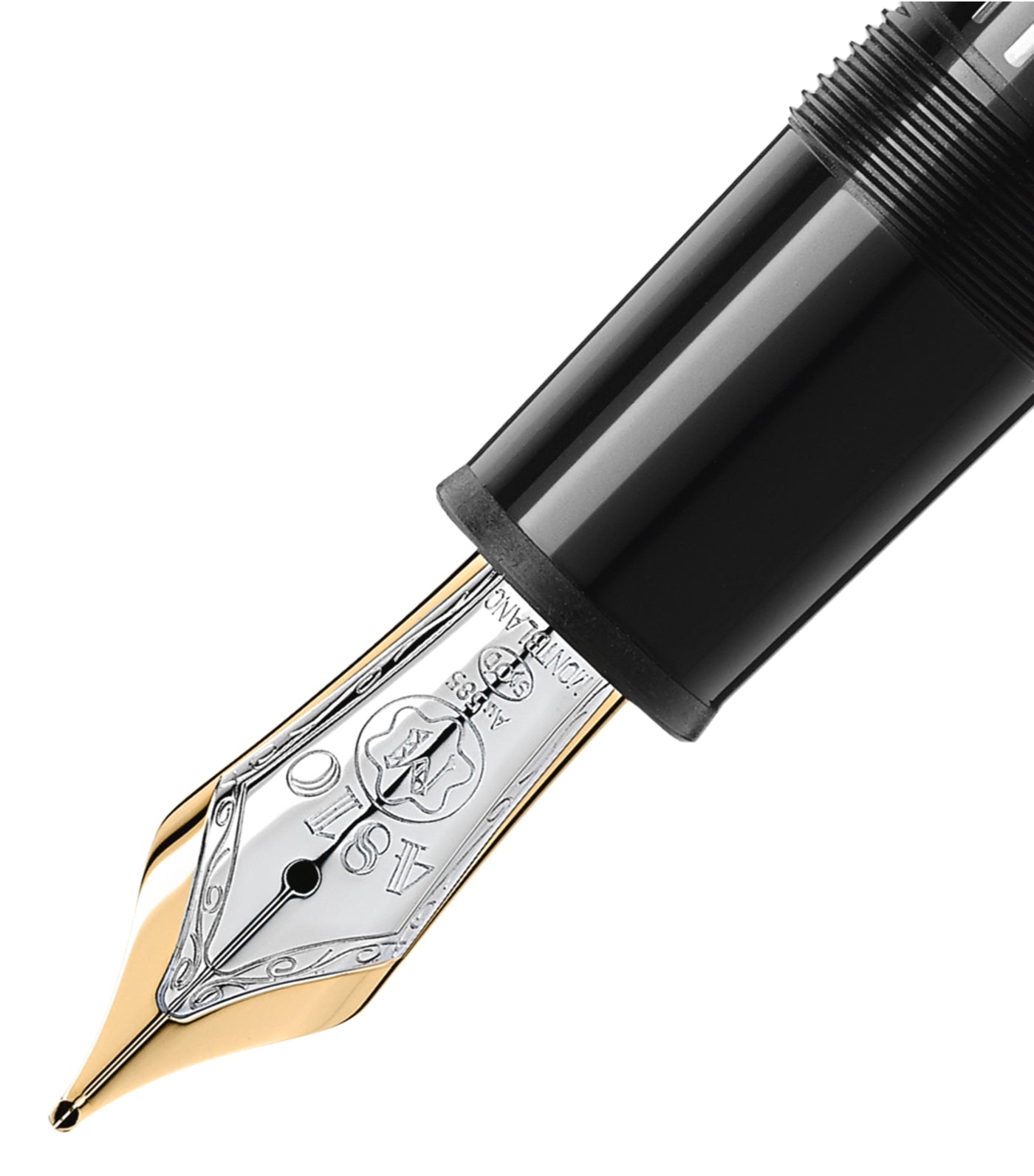 Meisterstück Platinum-Coated LeGrand Fountain Pen (M) Black