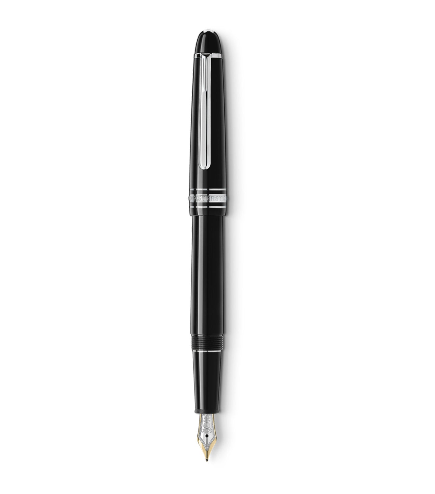 Meisterstück Platinum-Coated Classique Fountain Pen (M) Black