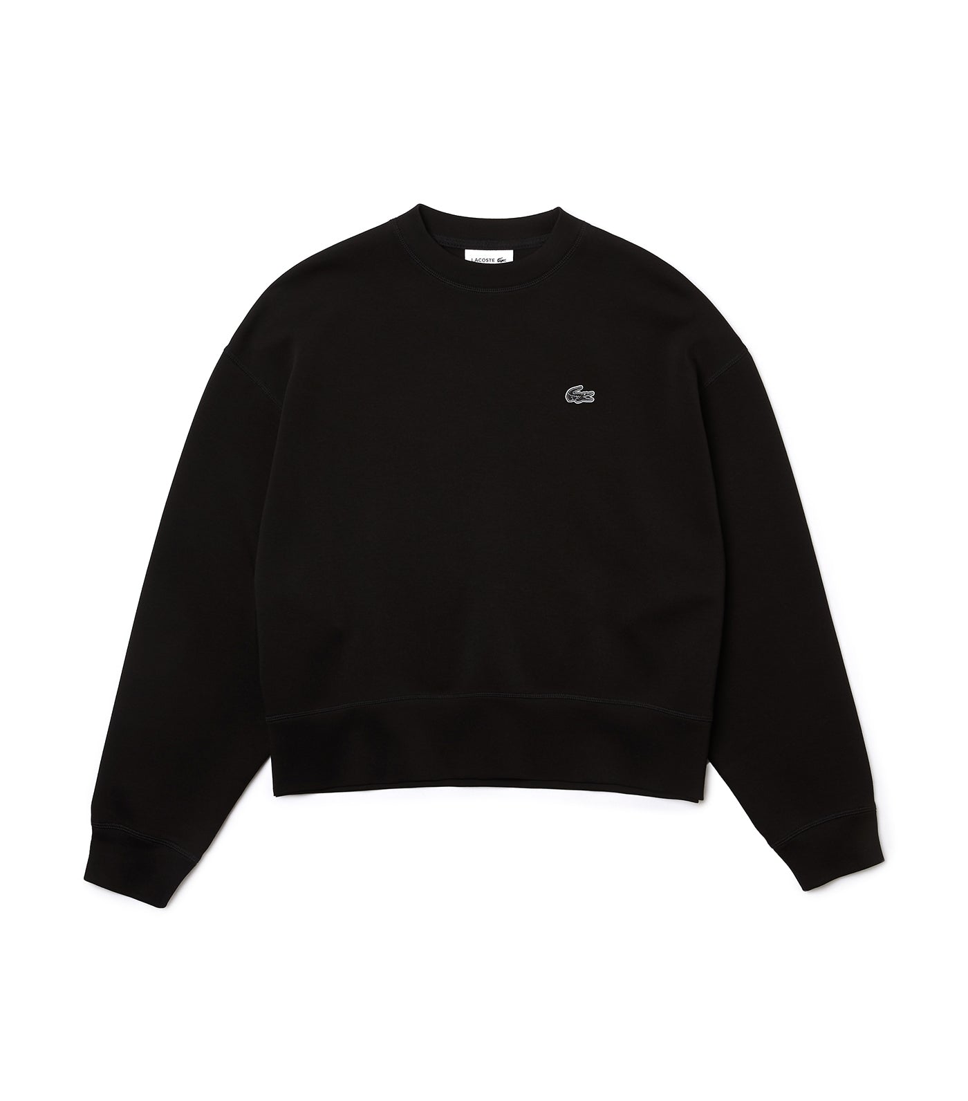 Women’s Lacoste Print Back Sweatshirt Black