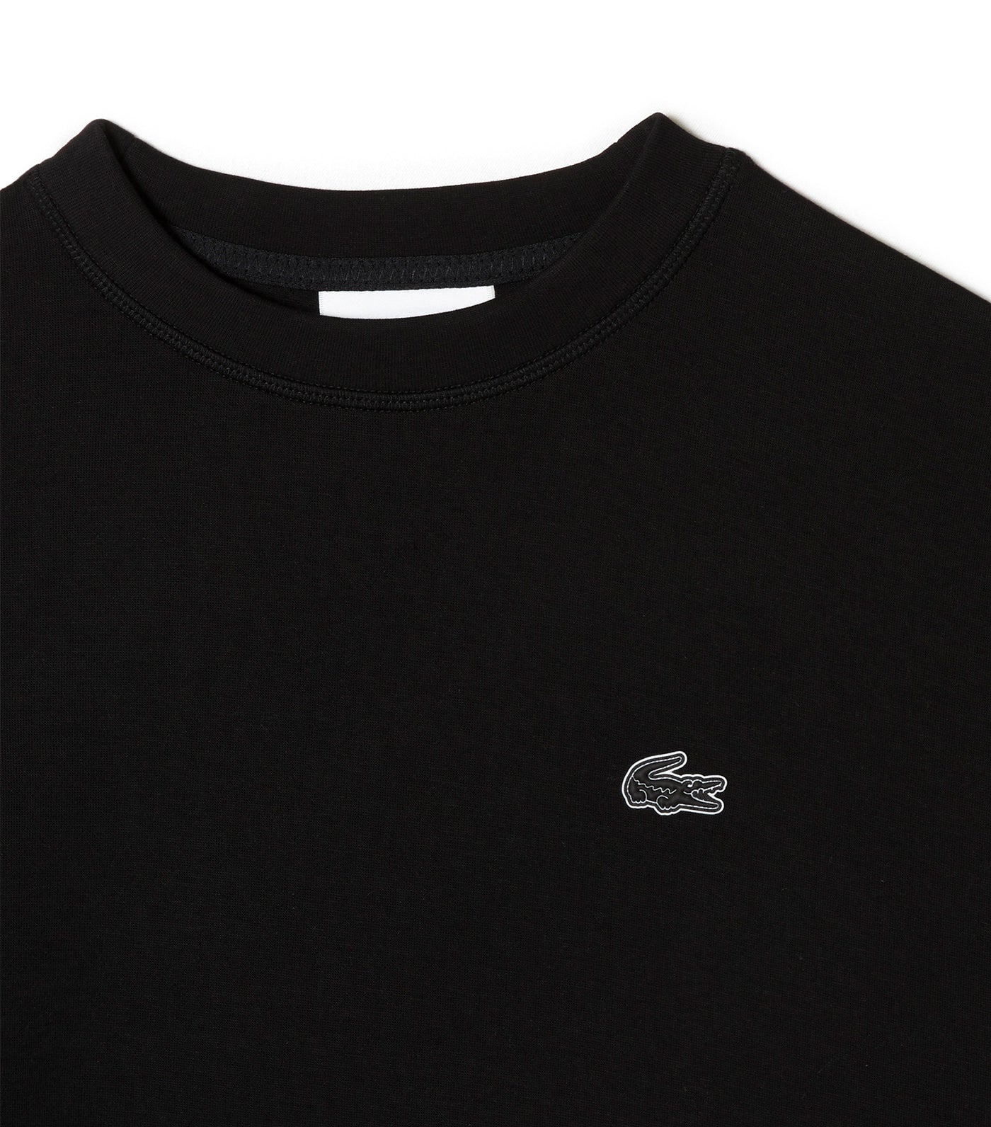 Women’s Lacoste Print Back Sweatshirt Black