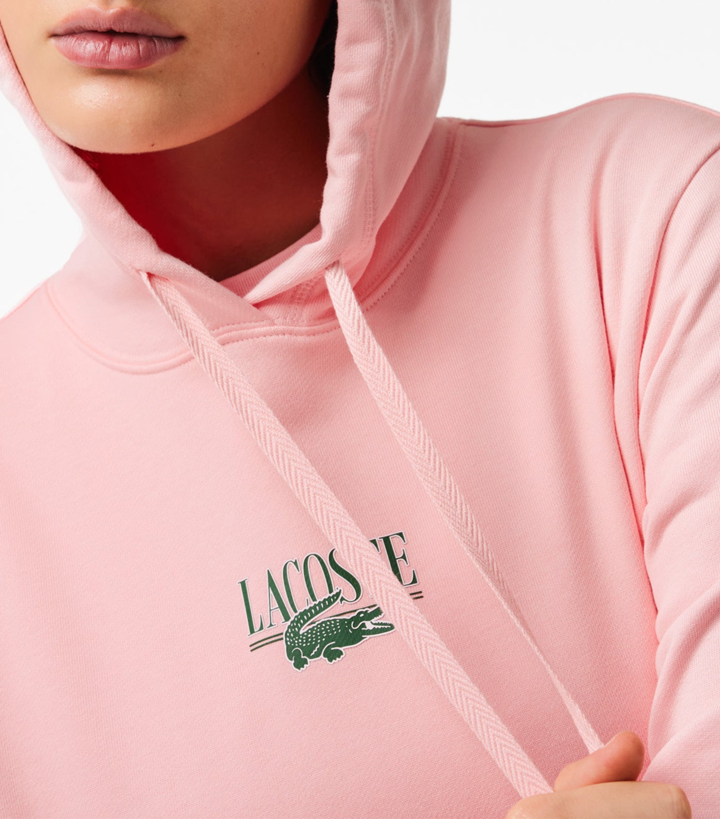 Lacoste Print Jogger Hoodie Waterlily
