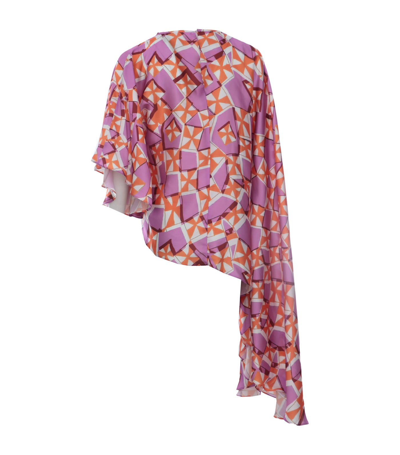 Irrda Asymmetrical Blouse Multi