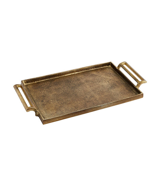 Antiqued Metal Decorative Trays