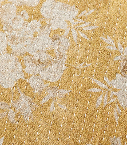 Zenia Floral Quilted Pillow Cover