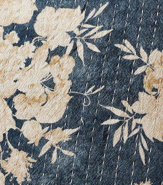 Zenia Floral Quilted Pillow Cover