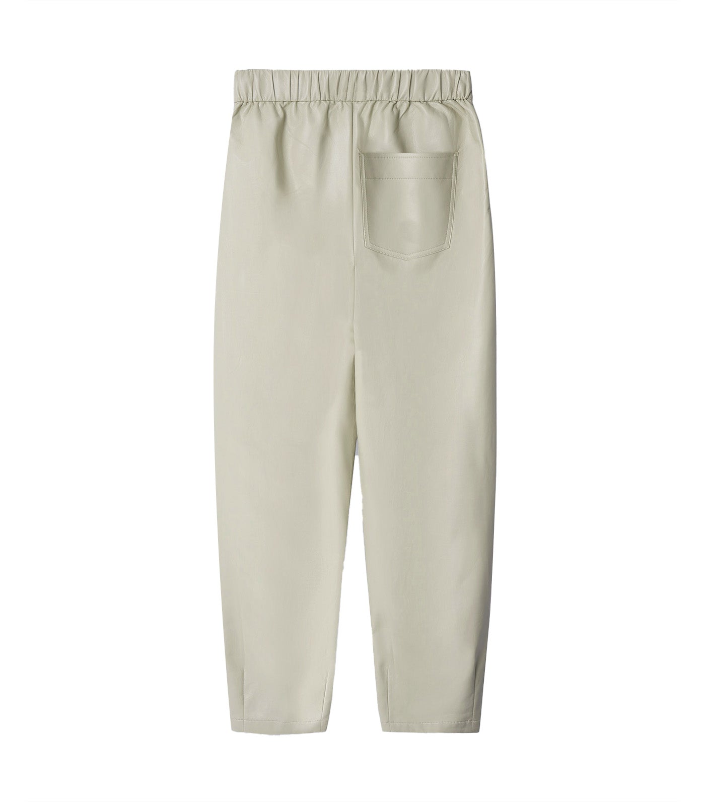Non-Leather Leather Jogger Taupe