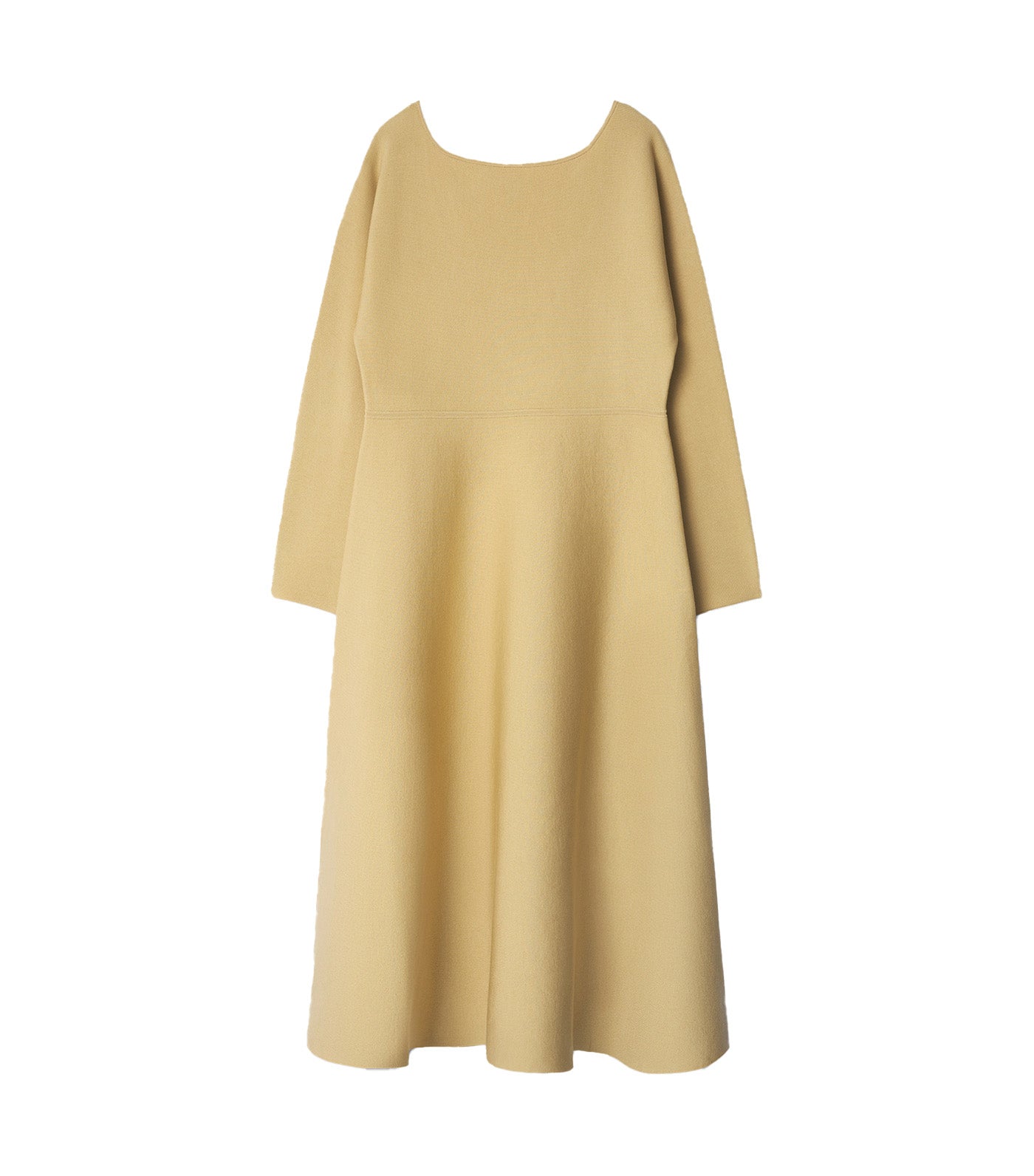 Recycled Polyester A-Line Dress Cream