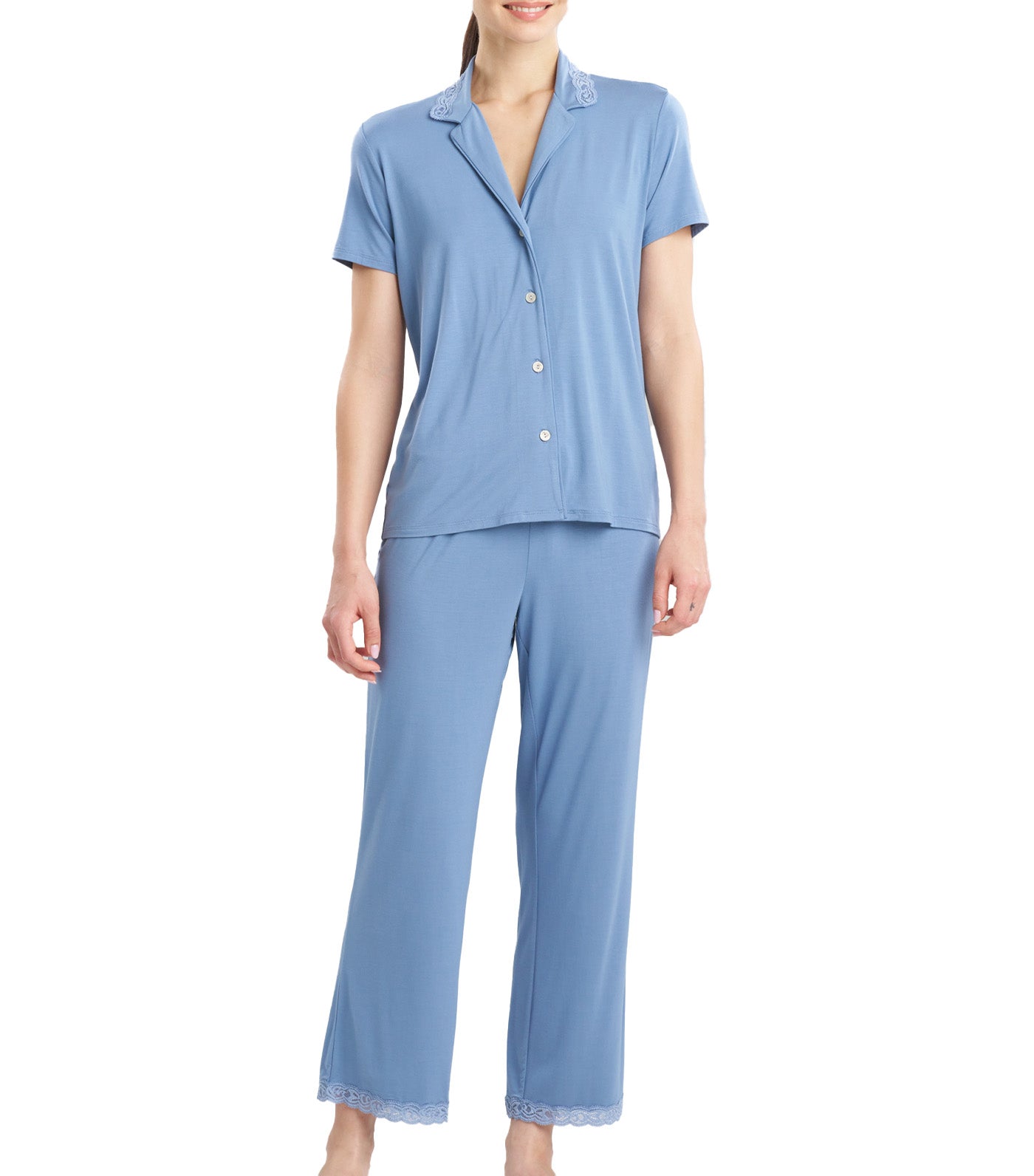 Feathers Essentials Notch Pj Moon Mist