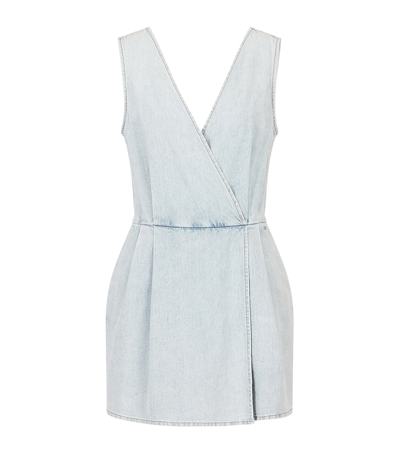 Organic Cotton Jacquard Denim Jumpsuit