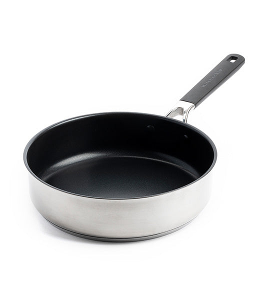 KitchenAid Classic Stainless Steel Covered Skillet