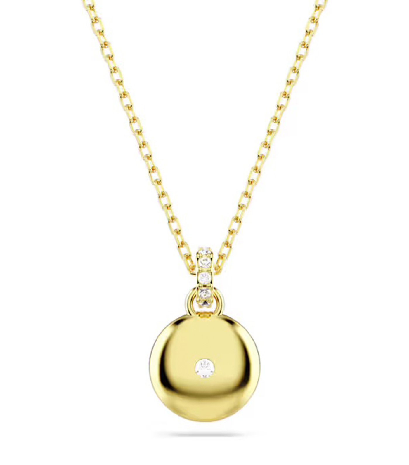 Sublima Pendant White, Gold-Tone Plated White